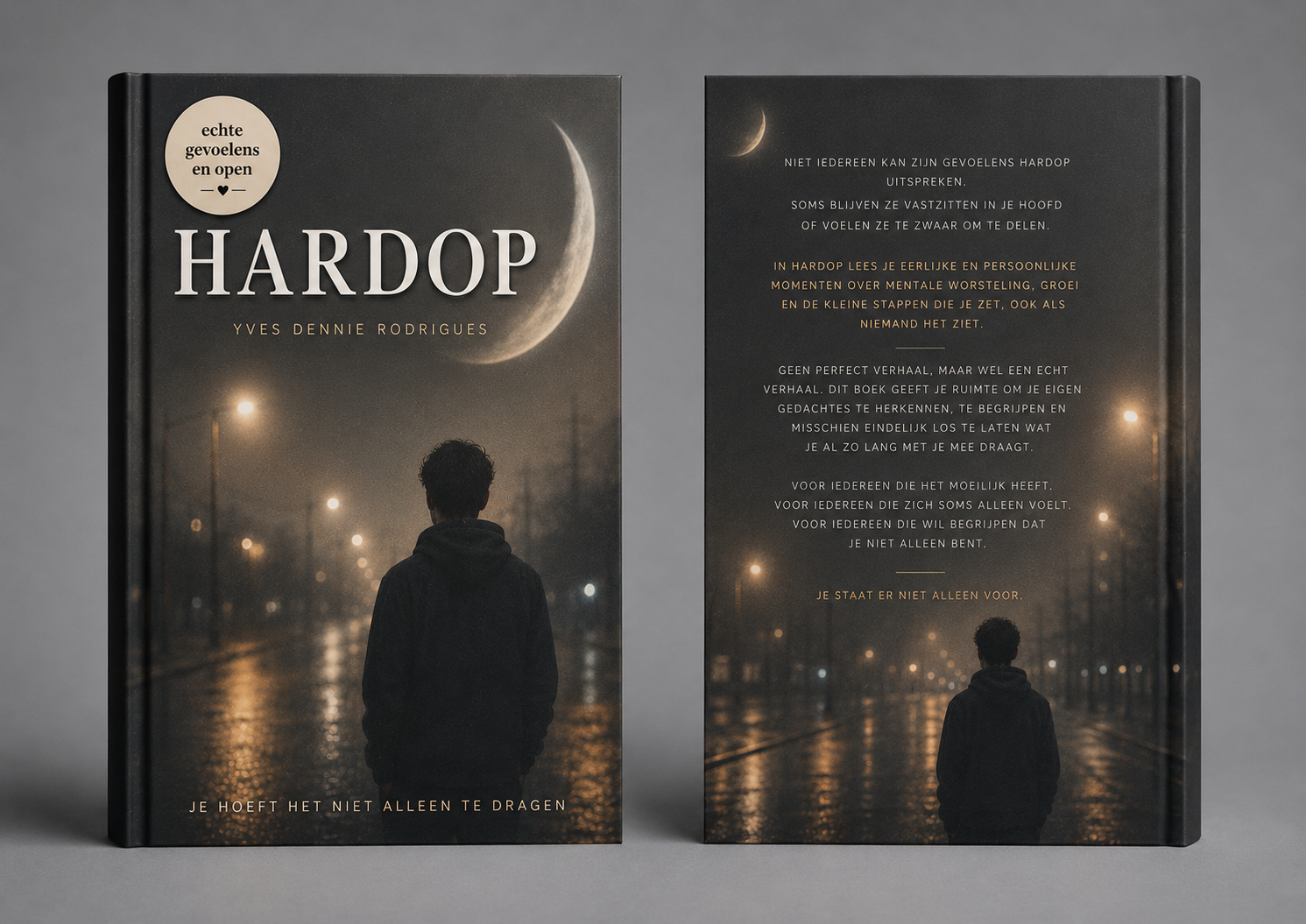 Hardop boek door Yves Dennie Rodrigues — voor- en achterkant